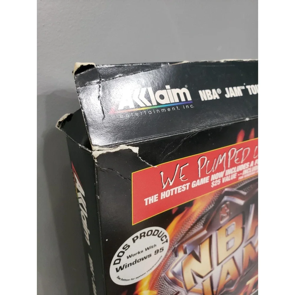 NBA Jam T.E TE Tournament Edition PC CD Rom Big Box‎ Windows 95